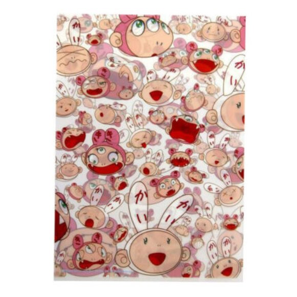 Takashi Murakami 3 folders KaiKai Kiki Clear File folder brand new - Picture 1 of 3
